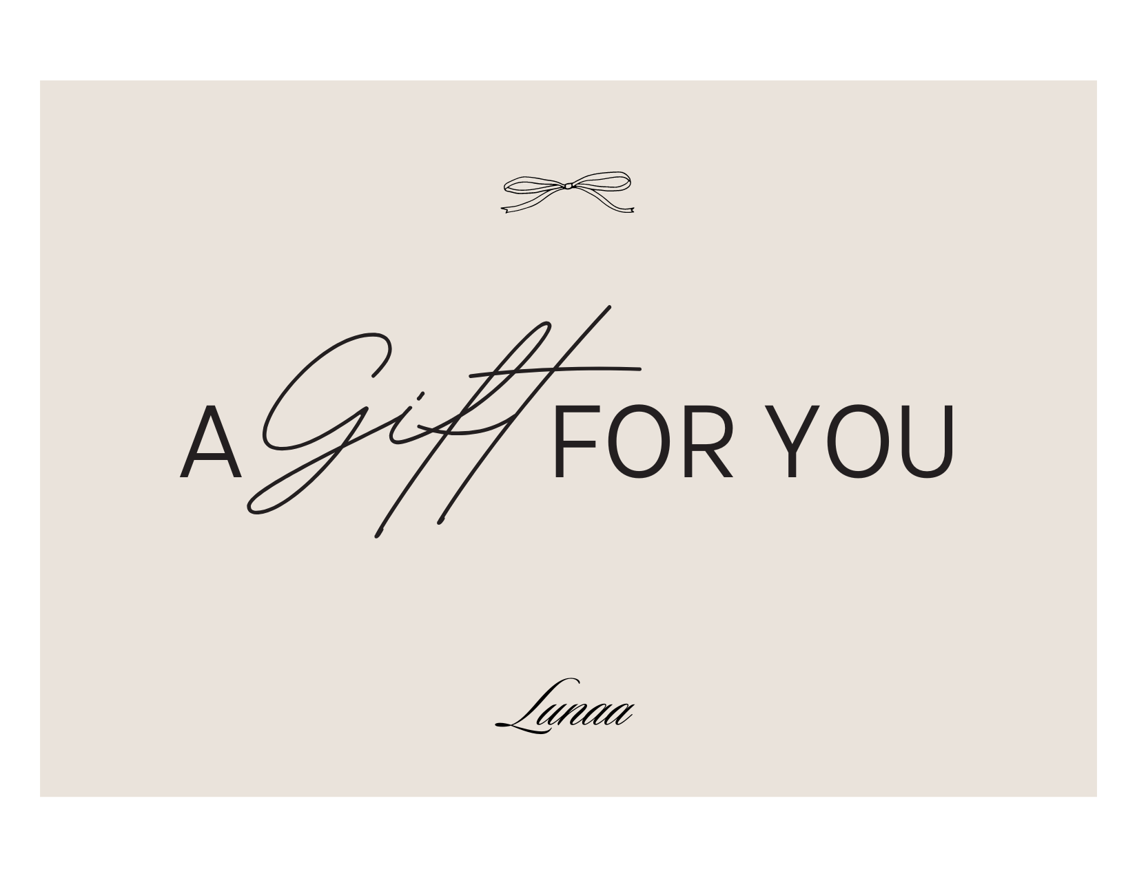 LUNAA GIFT CARD