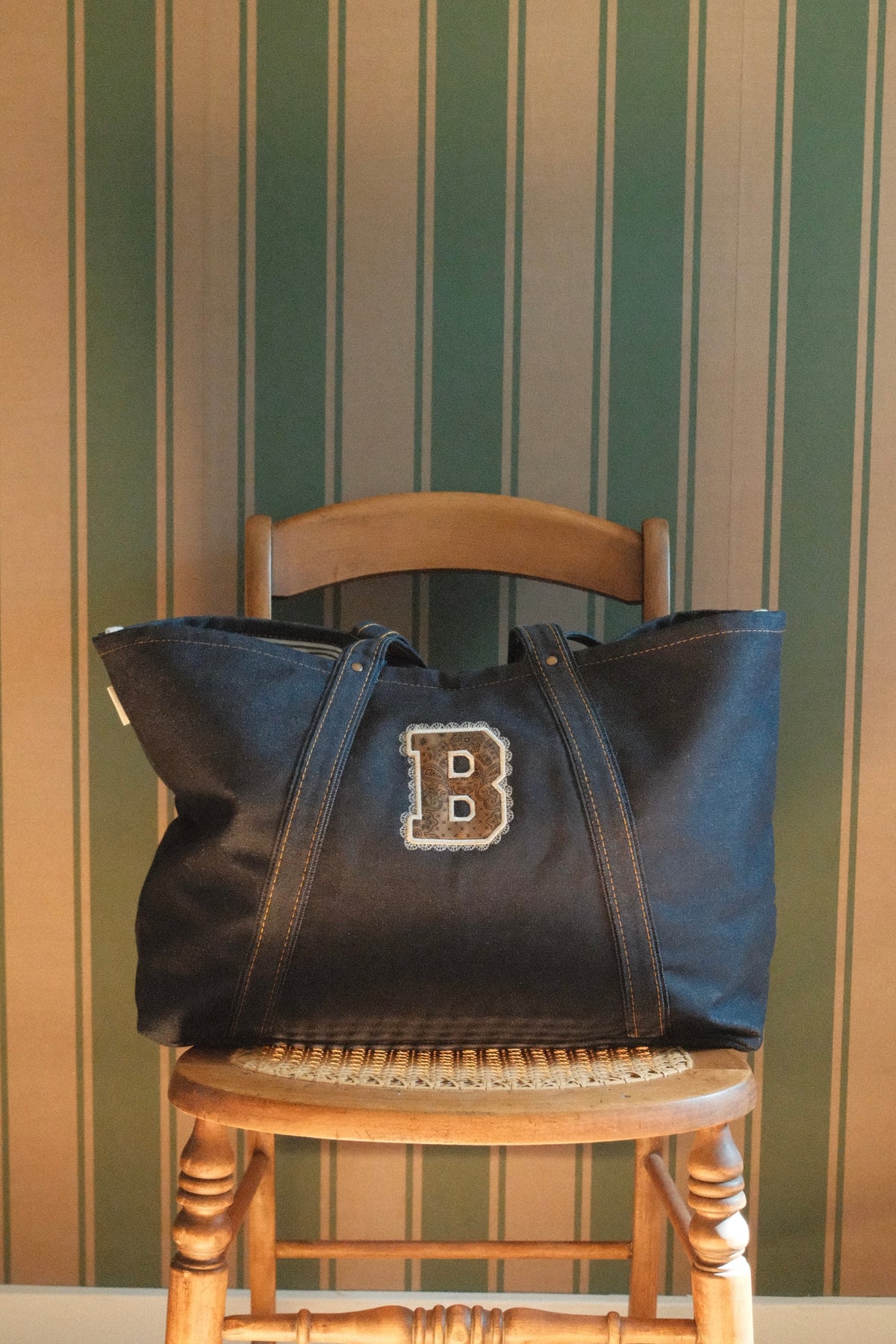 The Denim Weekender Tote