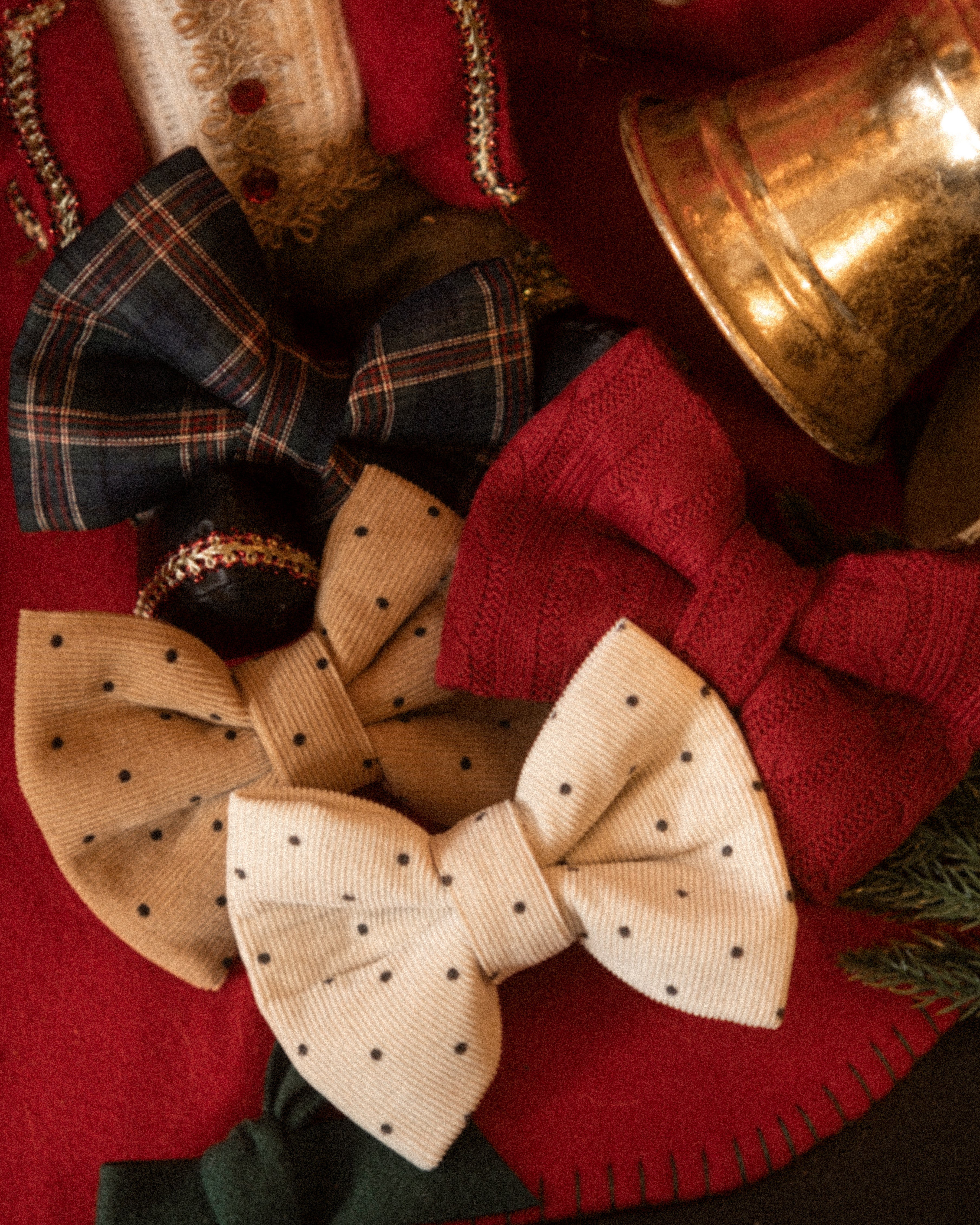 Ivory Polka Dot Bowtie