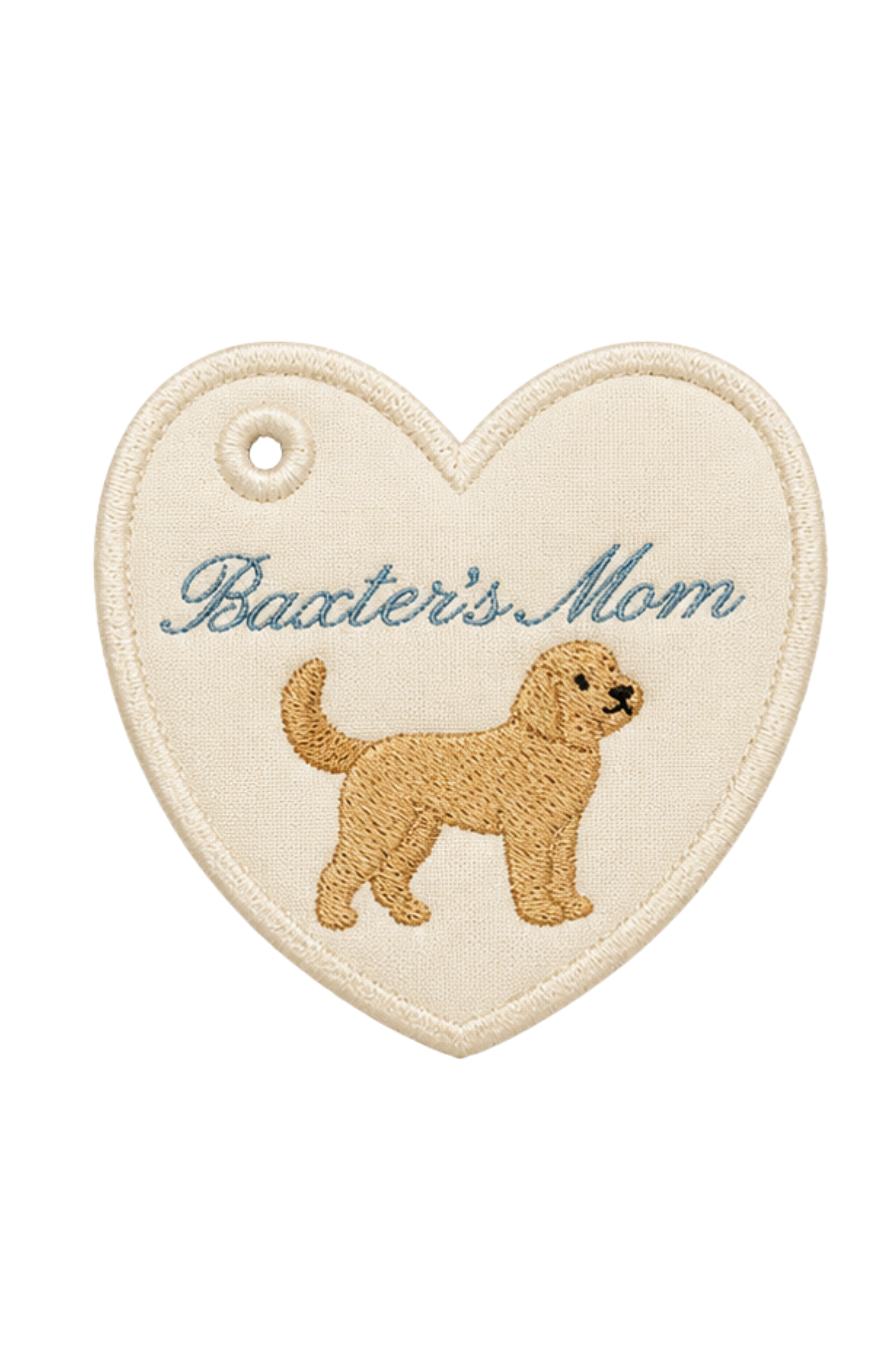 Dog Mom Heart Charm
